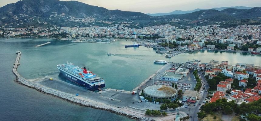 Olympic Airlines Mitilini Office in Greece