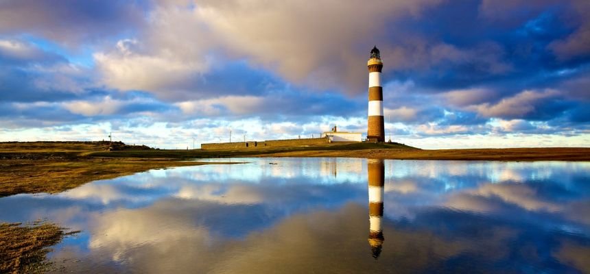 Loganair North Ronaldsay Office in Scotland