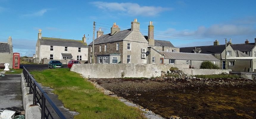 Loganair Sanday Office in Scotland
