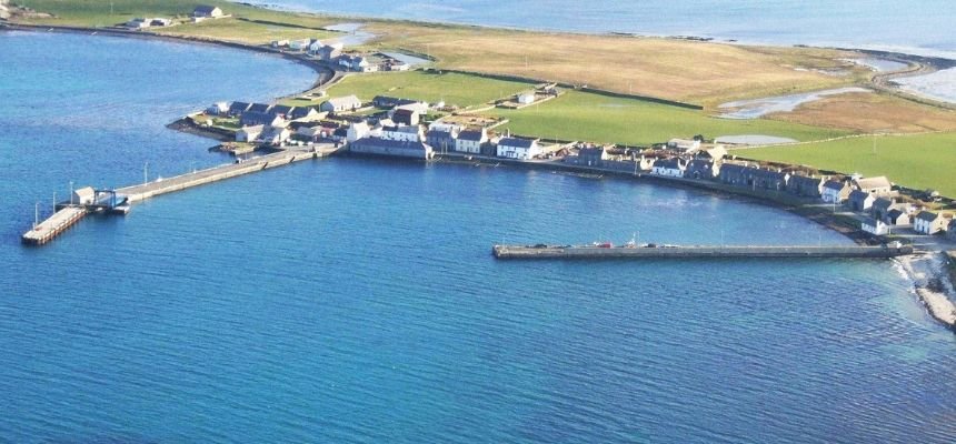 Loganair Stronsay Office in Scotland